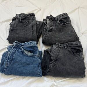 4 pairs of size 8 jeans Wild Fable